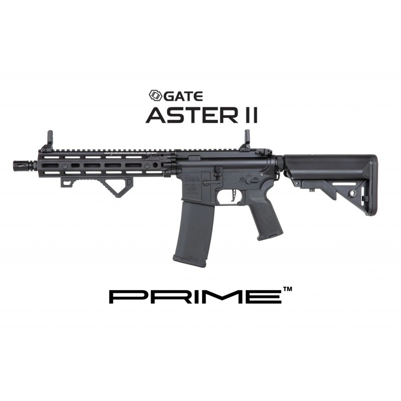 Karabinek ASG Specna Arms Daniel Defense® RIS III 10,5'' SA-P27 PRIME™ Aster II ETU z silnikiem bezszczotkowym Czarny