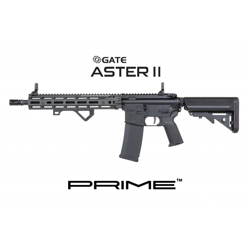 Karabinek ASG Specna Arms Daniel Defense® RIS III 12.5'' SA-P28 Prime™ Aster II ETU z silnikiem bezszczotkowym Szary