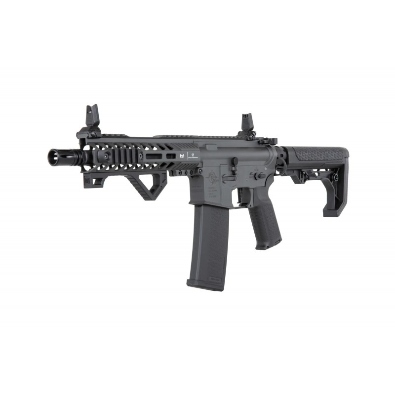 Karabinek ASG Specna Arms RRA SA-P17 Prime™ Light Ops Stock Aster II ETU z silnikiem bezszczotkowym Szary