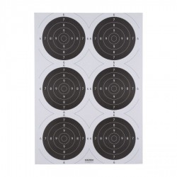 Tarcza strzelecka TS-2x6 trening - pakiet 50 szt.