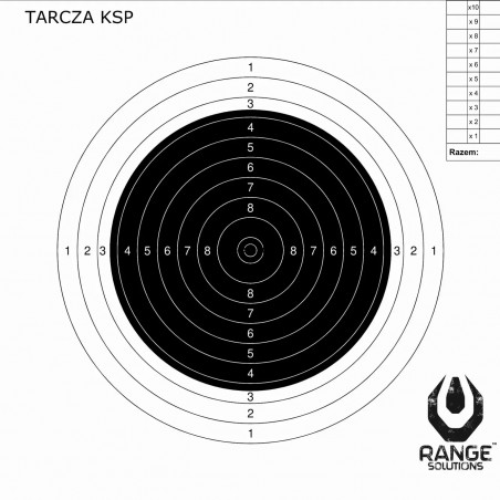 Tarcze Strzeleckie KSP Karabin Sportowy - 500 szt. Tarcze Strzeleckie KSP Karabin Sportowy - 500 szt.