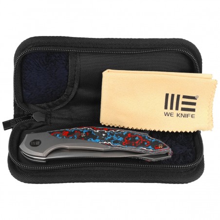 Nóż składany WE Knife Merata LE No ???/310 Titanium / Nebula Fat Carbon Fiber, Hand Rubbed Satin CPM 20CV by Anton Tkachenko (WE Nóż składany WE Knife Merata LE No ???/310 Titanium / Nebula Fat Carbon Fiber, Hand Rubbed Satin CPM 20CV by Anton Tkachenko (WE