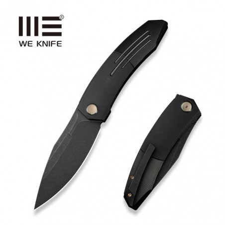Nóż składany WE Knife Sine Wave Black Titanium, Black Stonewashed M390 (WE23069B-1) Nóż składany WE Knife Sine Wave Black Titanium, Black Stonewashed M390 (WE23069B-1)