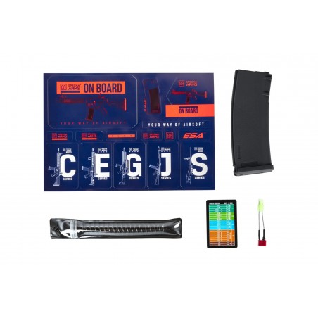 Karabinek ASG Specna Arms SA-F04-RL FLEX™ Light Ops Stock/ New Receiver HAL ETU™ Czarny Karabinek ASG Specna Arms SA-F04-RL FLEX™ Light Ops Stock/ New Receiver HAL ETU™ Czarny