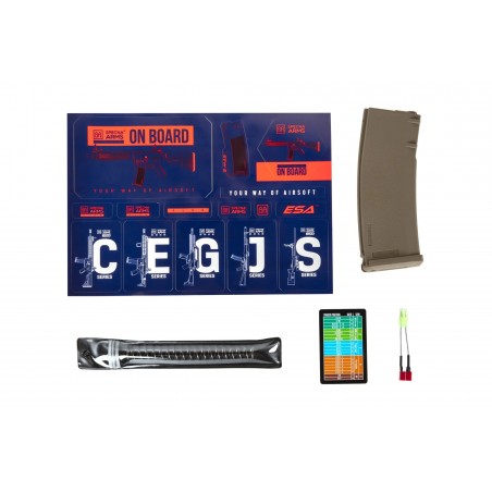 Karabinek ASG Specna Arms SA-F04-RL FLEX™ Light Ops Stock/ New Receiver HAL ETU™ Half-Tan Karabinek ASG Specna Arms SA-F04-RL FLEX™ Light Ops Stock/ New Receiver HAL ETU™ Half-Tan