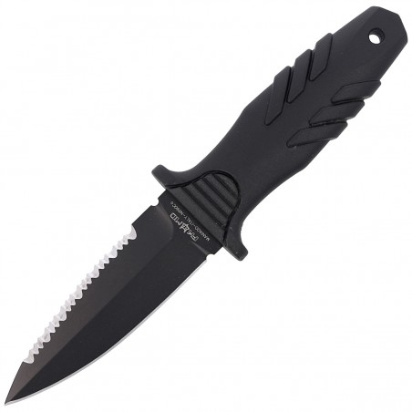 Nóż nurkowy Fox Tactical Elementum Dagger PP+TPE Black, Black Blade (FX-647 S) Nóż nurkowy Fox Tactical Elementum Dagger PP+TPE Black, Black Blade (FX-647 S)