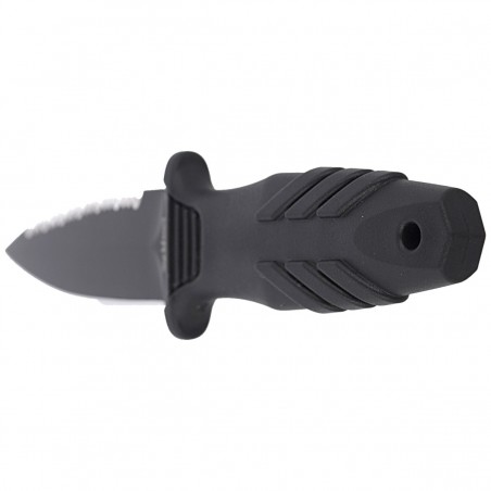 Nóż nurkowy Fox Tactical Elementum Dagger PP+TPE Black, Black Blade (FX-647 S) Nóż nurkowy Fox Tactical Elementum Dagger PP+TPE Black, Black Blade (FX-647 S)