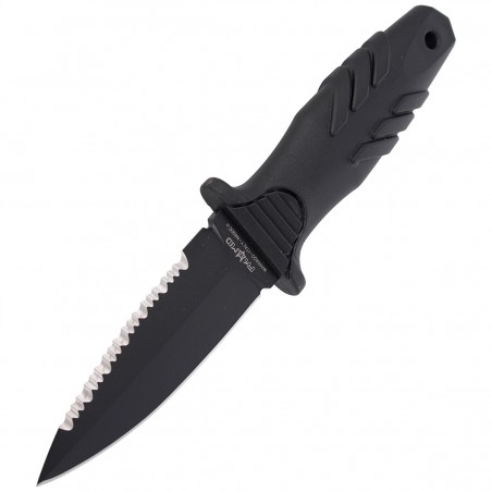 Nóż nurkowy Fox Tactical Elementum Dagger PP+TPE Black, Black Blade (FX-647 S) Nóż nurkowy Fox Tactical Elementum Dagger PP+TPE Black, Black Blade (FX-647 S)