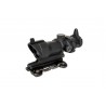 Replika lunety ACOG Style 4x32 z podświetleniem i montażem QD - czarna