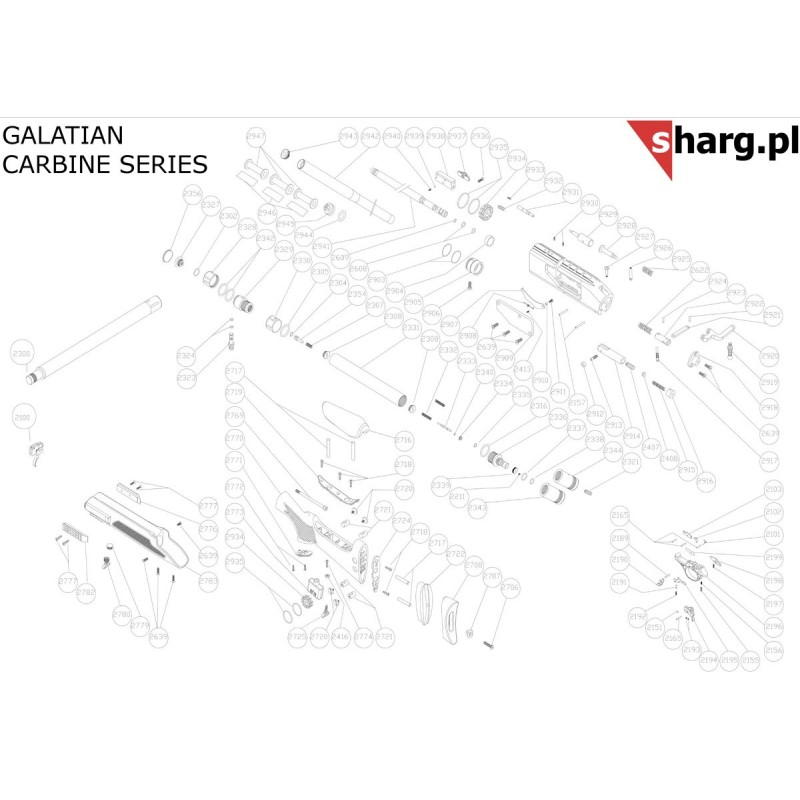 Mechanizm spustowy Hatsan Trigger Black do Galatian (2150-05 BK)