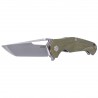 Nóż składany Kubey Dugu Green G10, Stonewashed D2 (KU210B-1)