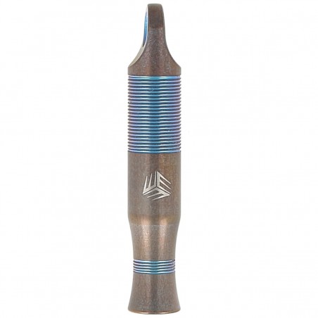 Gwizdek sygnalizacyjny We Knife Blue Titanium z linką Paracord (A-05BP)
