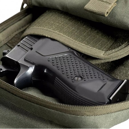 Torba M-Tac z kaburą na pistolet i z rzepem Olive (10061001) Torba M-Tac z kaburą na pistolet i z rzepem Olive (10061001)