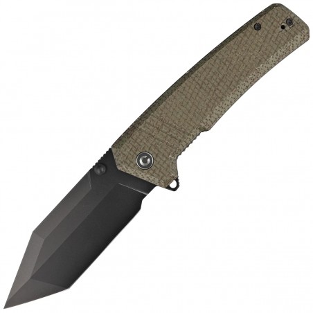 Nóż składany Civivi Bhaltair Green Burlap Micarta, Black 14C28N (C23024-3) Nóż składany Civivi Bhaltair Green Burlap Micarta, Black 14C28N (C23024-3)