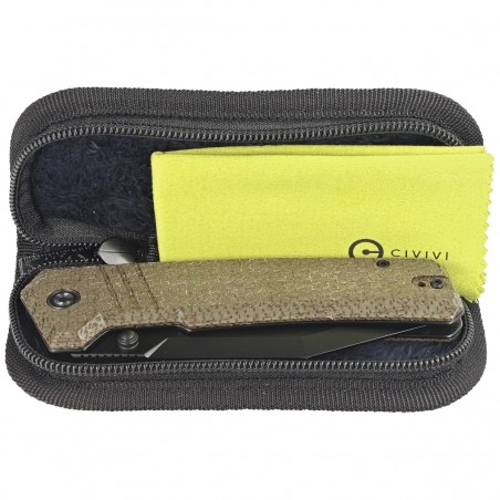 Nóż składany Civivi Bhaltair Green Burlap Micarta, Black 14C28N (C23024-3) Nóż składany Civivi Bhaltair Green Burlap Micarta, Black 14C28N (C23024-3)