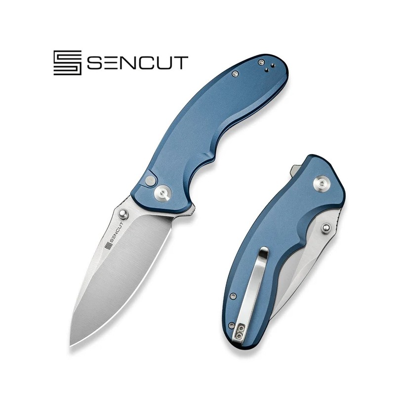 Nóż składany Sencut Cybrix Blue Aluminium, Satin 9Cr18MoV (S23098A-4)
