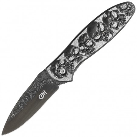Nóż składany Herbertz CJH Skulls Stainless Steel, Titanium Coated 420 (10000355) Nóż składany Herbertz CJH Skulls Stainless Steel, Titanium Coated 420 (10000355)
