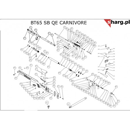 Lufa do wiatrówki Hatsan BT65 Carnivore kal 7.62mm (2656-4) Lufa do wiatrówki Hatsan BT65 Carnivore kal 7.62mm (2656-4)