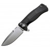 Nóż składany LionSteel SR11A Black Aluminum, Satin Sleipner by Molletta (SR11A BS)