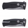 Nóż składany LionSteel SR11A Black Aluminum, Satin Sleipner by Molletta (SR11A BS)