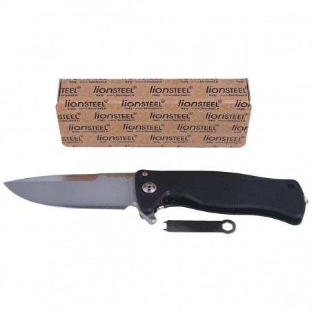 Nóż składany LionSteel SR11A Black Aluminum, Satin Sleipner by Molletta (SR11A BS) Nóż składany LionSteel SR11A Black Aluminum, Satin Sleipner by Molletta (SR11A BS)