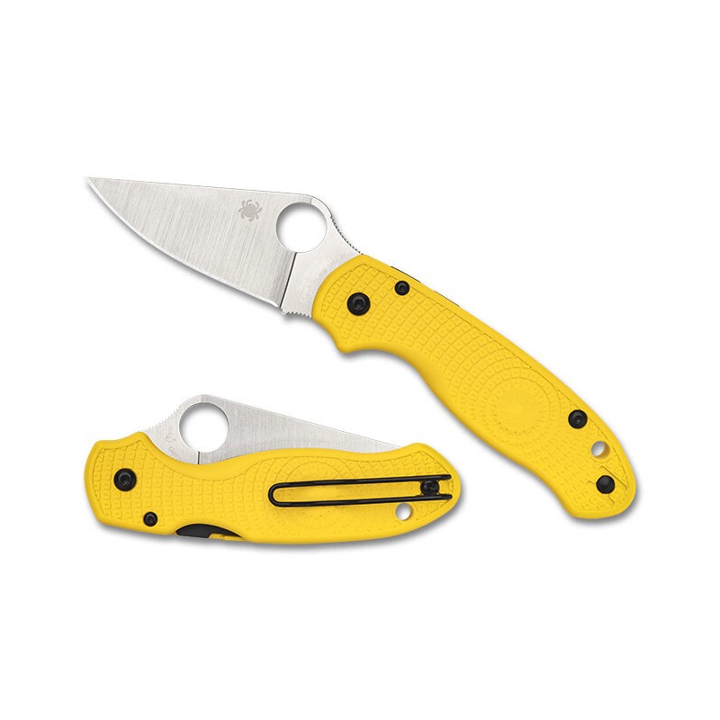 Nóż składany Spyderco Para 3 Salt Yellow FRN, Satin MagnaCut by Eric Glesser (C223PYL)