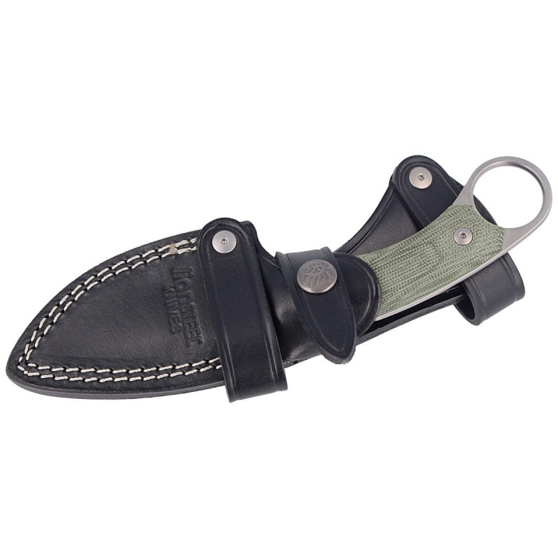 Nóż LionSteel H2 Karambit Canvas Green, Stonewashed M390 by Tommaso Rumici (H2 CVG)