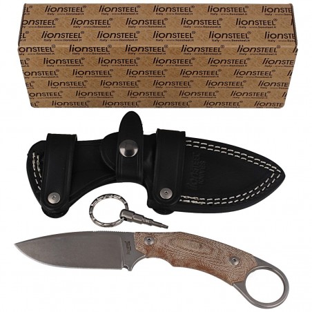 Nóż LionSteel H2 Karambit Canvas Natural, Stonewashed M390 by Tommaso Rumici (H2 CVN)