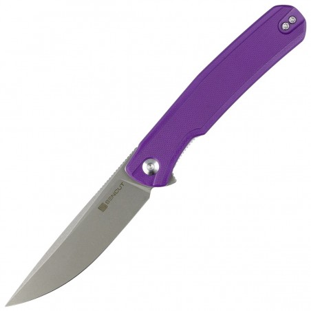 Nóż składany Sencut Scitus Purple G10, Gray Stonewashed D2 by Ostap Hel (S21042-2) Nóż składany Sencut Scitus Purple G10, Gray Stonewashed D2 by Ostap Hel (S21042-2)