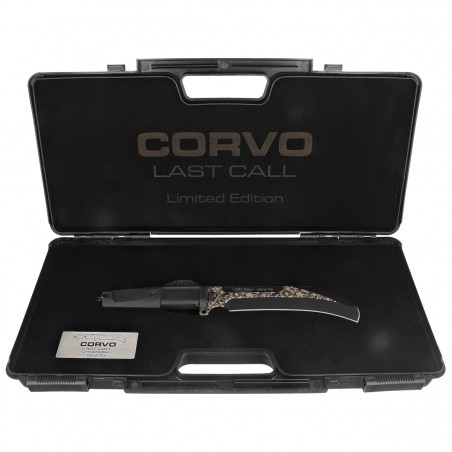 Nóż Extrema Ratio Corvo Last Call LE No 052/70 Black Forprene, Black MIL-C/Geotech Camo N690 (04.1000.0442/BLK/SE) Nóż Extrema Ratio Corvo Last Call LE No 052/70 Black Forprene, Black MIL-C/Geotech Camo N690 (04.1000.0442/BLK/SE)