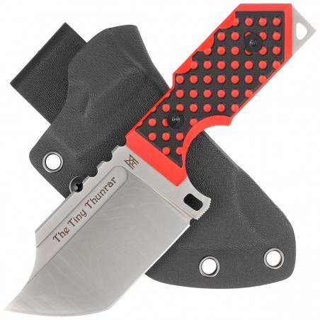Nóż Midgards Messer Tiny Thunrar Black/Red G10, Satin 14C28N by Ralph and Tina Zlobinsky (MM019) Nóż Midgards Messer Tiny Thunrar Black/Red G10, Satin 14C28N by Ralph and Tina Zlobinsky (MM019)