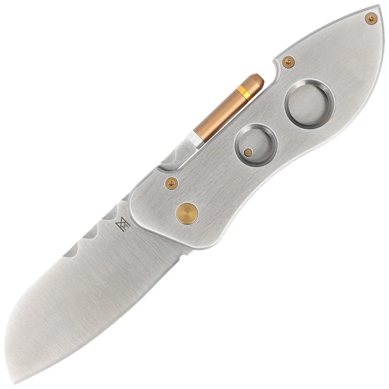 Nóż składany Midgards Doublecut Red G10, Satin 14C28N by Ralf Buchinger (MM015)