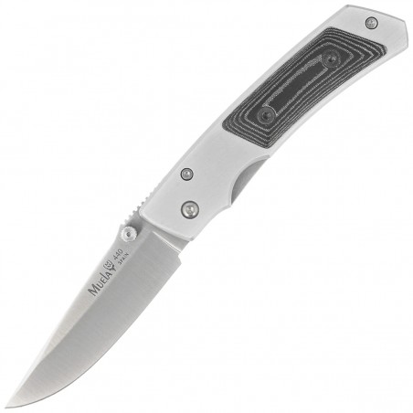 Nóż składany Muela PMC-7M Gray Aluminium / Black Micarta, Satin 440C Nóż składany Muela PMC-7M Gray Aluminium / Black Micarta, Satin 440C