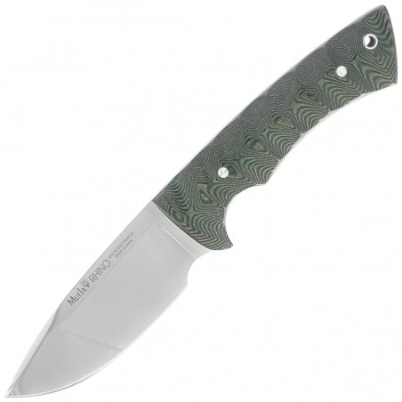 Nóż Muela Rhino-10G Green Canvas Micarta, Satin X50CrMoV15 Nóż Muela Rhino-10G Green Canvas Micarta, Satin X50CrMoV15