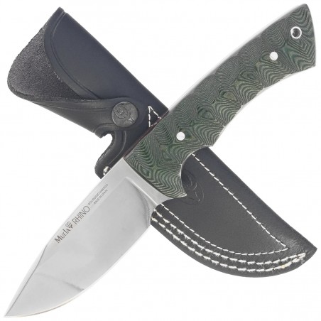 Nóż Muela Rhino-10G Green Canvas Micarta, Satin X50CrMoV15 Nóż Muela Rhino-10G Green Canvas Micarta, Satin X50CrMoV15