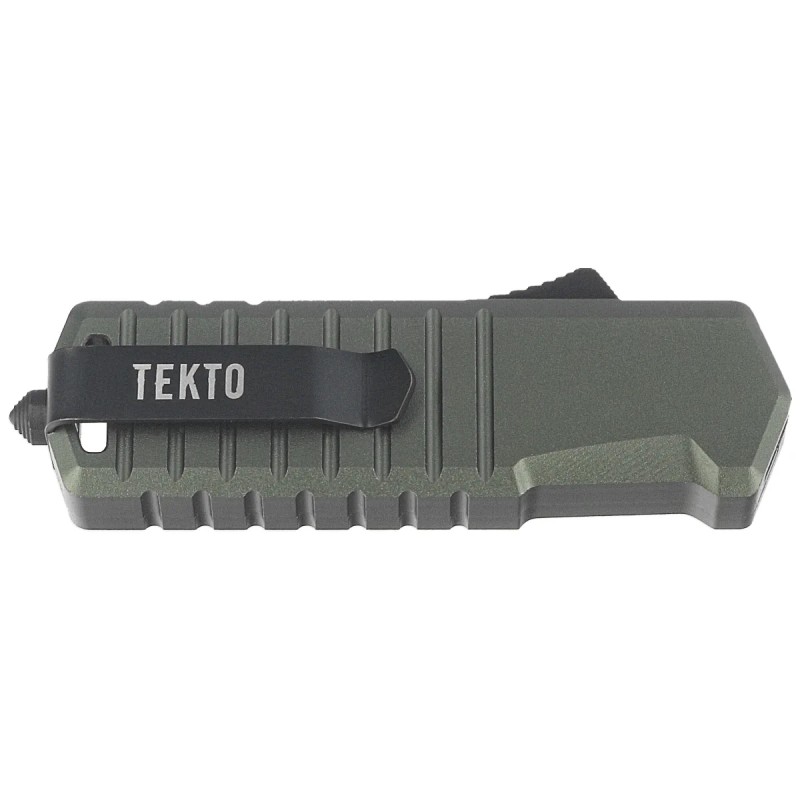 Nóż automatyczny OTF Tekto A2 Badger Mini T/E OD Green Aluminium, Black D2