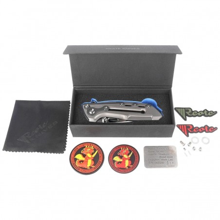 Nóż składany Reate T1000-V2 Gray Titanium/Zirconium, Satin M390 by Alvin Lee (T1-V2 TBZ.SAT) Nóż składany Reate T1000-V2 Gray Titanium/Zirconium, Satin M390 by Alvin Lee (T1-V2 TBZ.SAT)