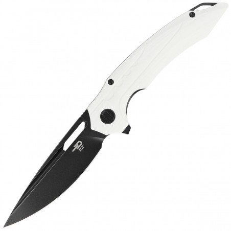 Nóż składany Bestech Ornetta White G10, Black Stonewashed D2 by Kombou (BG50E) Nóż składany Bestech Ornetta White G10, Black Stonewashed D2 by Kombou (BG50E)