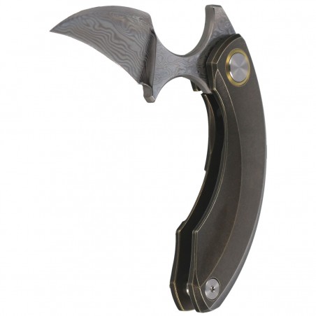 Nóż składany Bestech Strelit Bronze Stonewashed Titanium, Damascus by Ostap Hel (BT2103J) Nóż składany Bestech Strelit Bronze Stonewashed Titanium, Damascus by Ostap Hel (BT2103J)