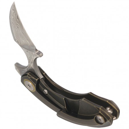 Nóż składany Bestech Strelit Bronze Stonewashed Titanium, Damascus by Ostap Hel (BT2103J) Nóż składany Bestech Strelit Bronze Stonewashed Titanium, Damascus by Ostap Hel (BT2103J)