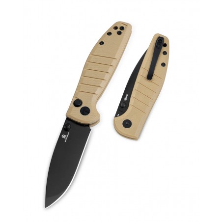 Nóż składany Bestechman Goodboy Jr. Khaki G10, Black PVD D2 by Keanu Alfaro (BMK10F) Nóż składany Bestechman Goodboy Jr. Khaki G10, Black PVD D2 by Keanu Alfaro (BMK10F)