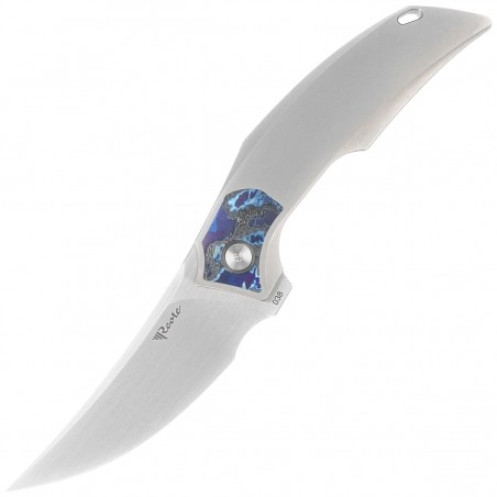 Nóż składany Reate Velocity Gray Titanium/Zircuti, Hand Satin Elmax by Tashi Bharucha Nóż składany Reate Velocity Gray Titanium/Zircuti, Hand Satin Elmax by Tashi Bharucha