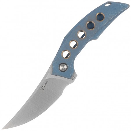 Nóż składany Reate Velocity Blue/Bronze Titanium, Belt Satin Elmax by Tashi Bharucha Nóż składany Reate Velocity Blue/Bronze Titanium, Belt Satin Elmax by Tashi Bharucha