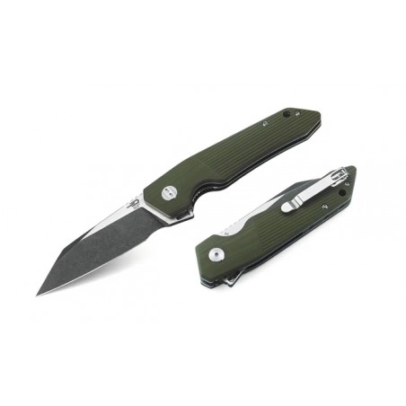 Nóż składany Bestech Barracuda Green G10, Black Stonewashed/Satin D2 (BG15B-2) Nóż składany Bestech Barracuda Green G10, Black Stonewashed/Satin D2 (BG15B-2)