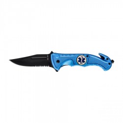 Nóż Mil-Tec Rescue ratowniczy niebieski