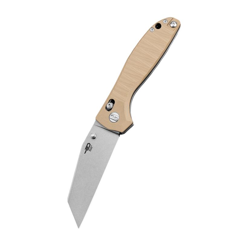Nóż składany Bestech Liger Beige G10, Stonewashed D2 by Keanu Alfaro (BG61C)