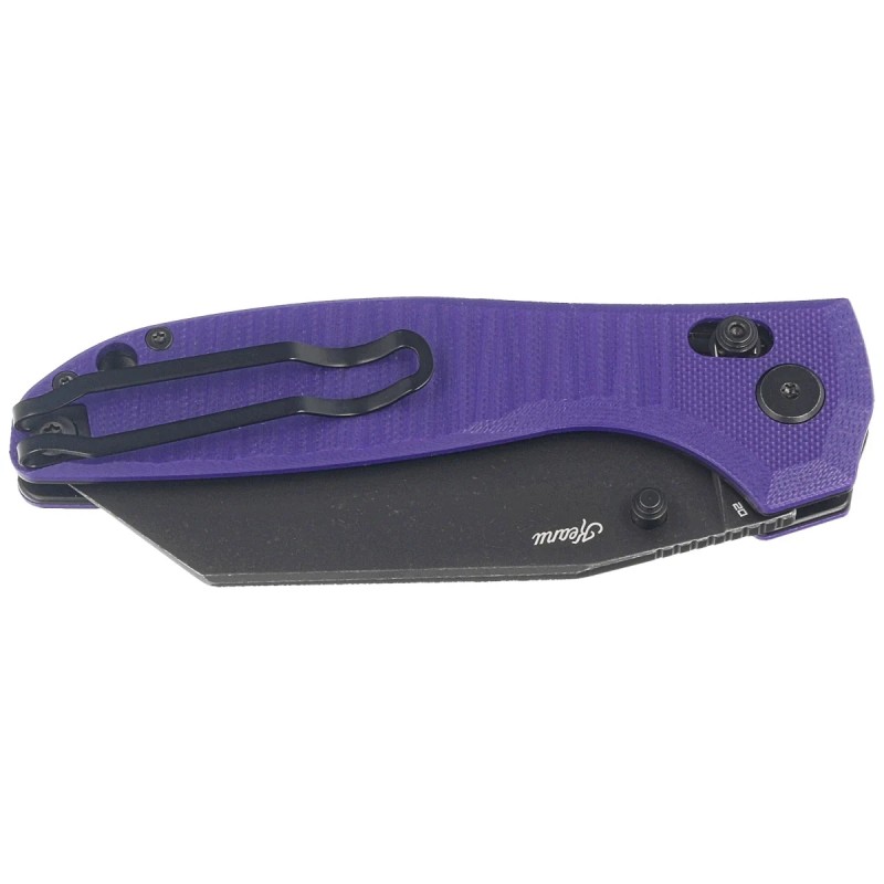 Nóż składany Bestech Liger Purple G10, Black Stonewashed D2 by Keanu Alfaro (BG61E)