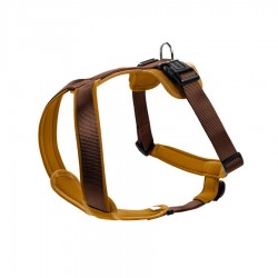 Szelki neoprenowe brązowo karmelowe