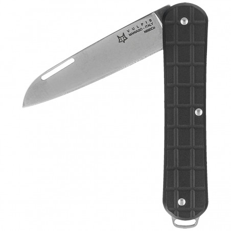 Scyzoryk Fox Vulpis Grenade Pattern Black Aluminium, Polished N690Co (FX-VPGP130 BK) Scyzoryk Fox Vulpis Grenade Pattern Black Aluminium, Polished N690Co (FX-VPGP130 BK)
