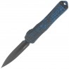 Nóż automatyczny OTF Heretic Manticore S D/E Breakthrough Blue Aluminium, Black DLC MagnaCut by Tony Marfione Jr.(H024F-6A-BRBLU